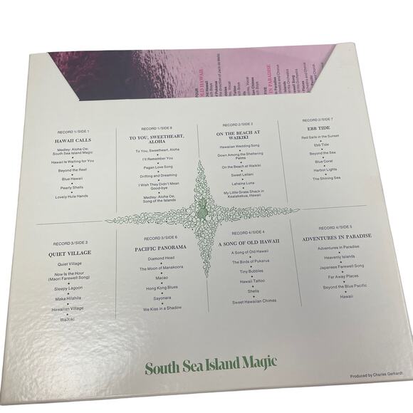 Vintage 1968 Reader's Digest South Sea Island Music 4 Vinyl Record Album Set - Picture 3 of 3